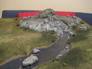 Hill of the Spring with Realistic Water