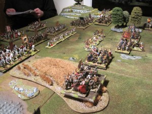 The Saxons Advance
