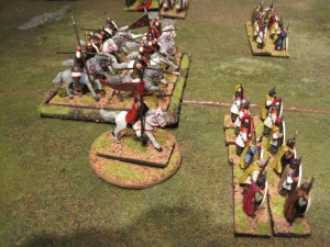 Magnus leads the cavalry forward