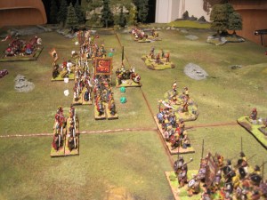 The lines begin to clash